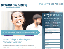 Tablet Screenshot of oxfordedu.net